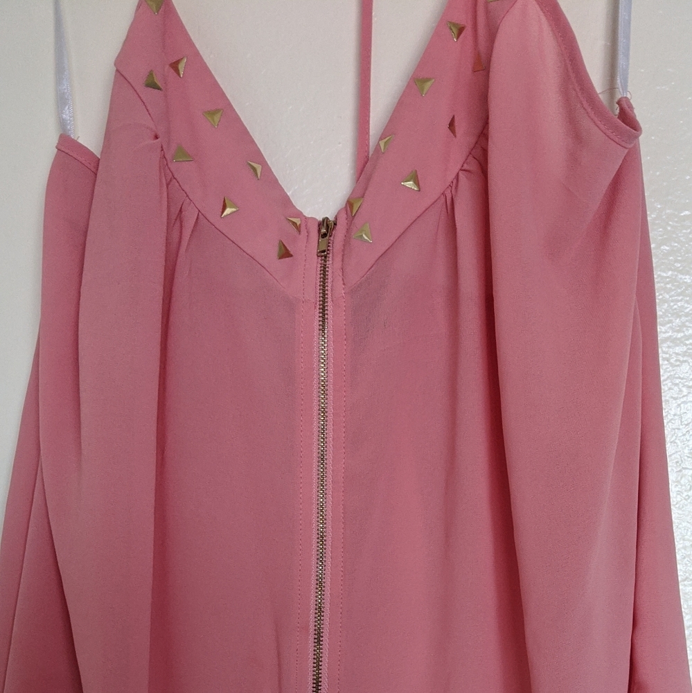 🌻 3 for 10 Pink Spaghetti Strap Blouse